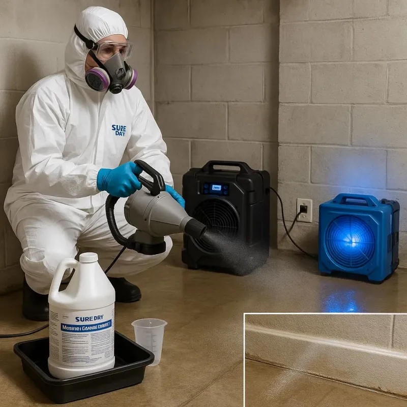 Sanitization and Odor Removal process in North Logan, UT